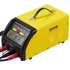 VEVOR Dual Pro Stud Welder Deluxe AL/Fe Dent Repair Kit, Professional 5KW Welder with Auto/Manual Welding and 10 Modes, 110V Spot Welding Dent Repair Machine for Steel & Aluminum Auto Panels Repair