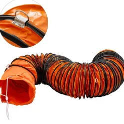 VEVOR Ducting Hose, 25ft PVC Flexible HVAC Duct Hosing for 10 Inch Utility Blower Exhaust Fan