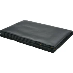 VEVOR Dump Truck Mesh Tarp, 7 x 18 ft, PVC Coated Black Heavy Duty Cover with 5.5" 18oz Double Pocket, Brass Grommets, Reinforced Double Needle Stitch Webbing Fits Manual or Electric Dump Truck System
