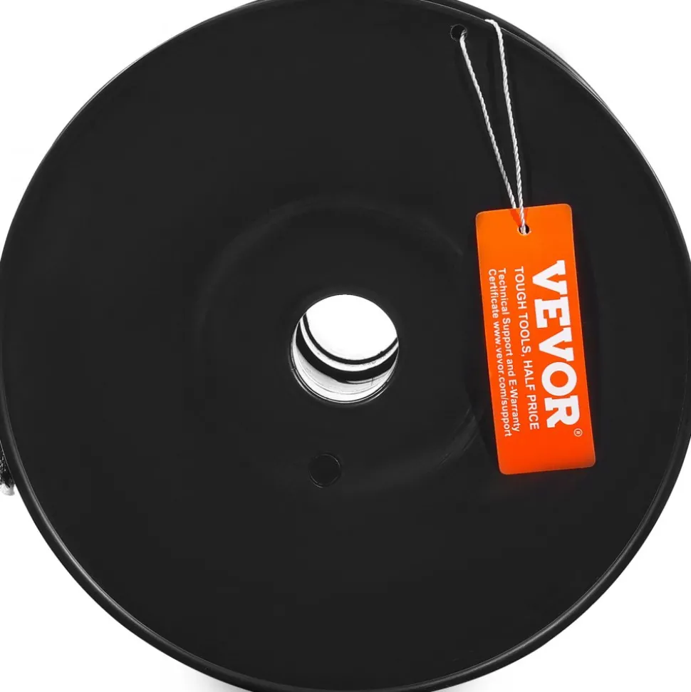 VEVOR Durable Nylon Cord, 3/16 inch x 1000 ft, 32-Strand Design, 720 LBS Load Capacity, Multi-Purpose Rope for Outdoor Adventures, Tree Work, and Emergency Situations, Black