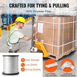 VEVOR Durable Polyester Pull Cord, Width 0.5