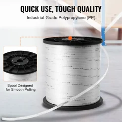VEVOR Durable Polyester Pull Cord, Width 0.5