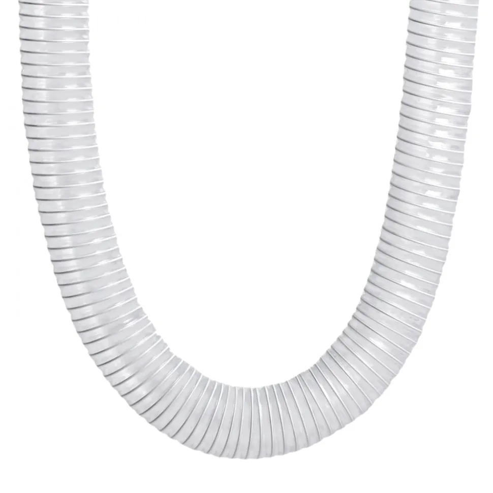 VEVOR Dust Collection Hose, 2.5'' x 10', Thickened PVC Material Puncture-Resistant Flexible Clear Hose with Carbon Steel Wire Coil 4 x 304 Stainless Clamps, for Table Saw, Band Saw, Planer, Jointer