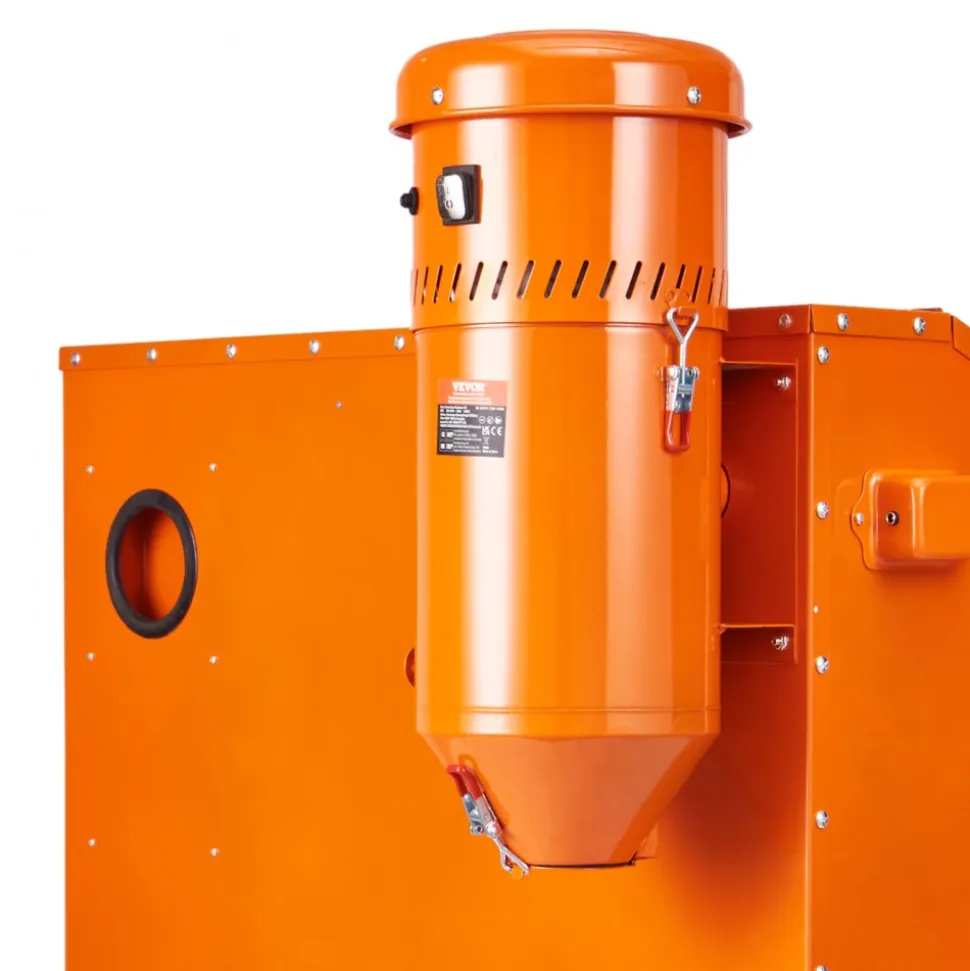 VEVOR Dust Collection System: 1.6-HP Dust Collector Media Reclaimer with 1.8 Gallon Capacity - Universal Fit for Sandblaster Cabinets and Media Blasters