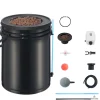 VEVOR DWC Hydroponics Grow System, Hydroponic Growing System with Top Drip Kit, 5-Gallon Deep Water Culture with Air Pump, Air Stone and Water Level Device for Leafy Vegetables(1 Bucket+Top Drip Kit)