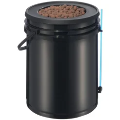 VEVOR DWC Hydroponics Grow System, Hydroponic Growing System with Top Drip Kit, 5-Gallon Deep Water Culture with Air Pump, Air Stone and Water Level Device for Leafy Vegetables(1 Bucket+Top Drip Kit)