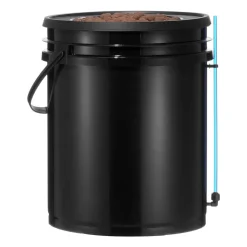 VEVOR DWC Hydroponics Grow System, Hydroponic Growing System with Top Drip Kit, Deep Water Culture 5-Gallon 2 Buckets, with Air Pump, Air Stones and Water Level Device for Leafy Vegetables