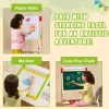 VEVOR Easel Accessory Set, 32 PCS Kid's Art Easel Painting Kit Including Chalks, Dry-Erase Markers & Paper Rolls, Supplies Set for Standing Art Easel, Painting Accessories for Toddlers Boys and Girls
