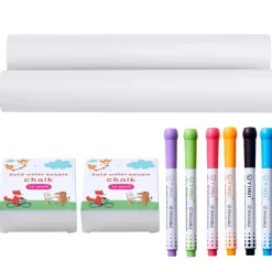 VEVOR Easel Accessory Set, 32 PCS Kid's Art Easel Painting Kit Including Chalks, Dry-Erase Markers & Paper Rolls, Supplies Set for Tabletop Art Easel, Painting Accessories for Toddlers Boys and Girls