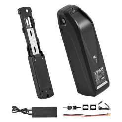 VEVOR Ebike Battery, 48V 20Ah Electric Bike Lithium Battery Pack with BMS, USB Charge Port, 3A Charger & Lock for 1500W E-Bike Motor, Detachable Electric Bicycle Replacement Kit with Discharge Socket