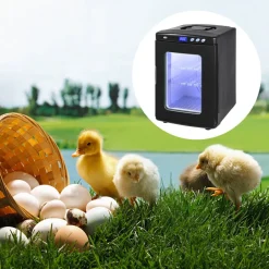VEVOR Egg Incubator and Hatcher 25L Black Reptile Egg Incubator 5-42°C Scientific Hatcher Heating Bright LED Digital Display For Small Animals