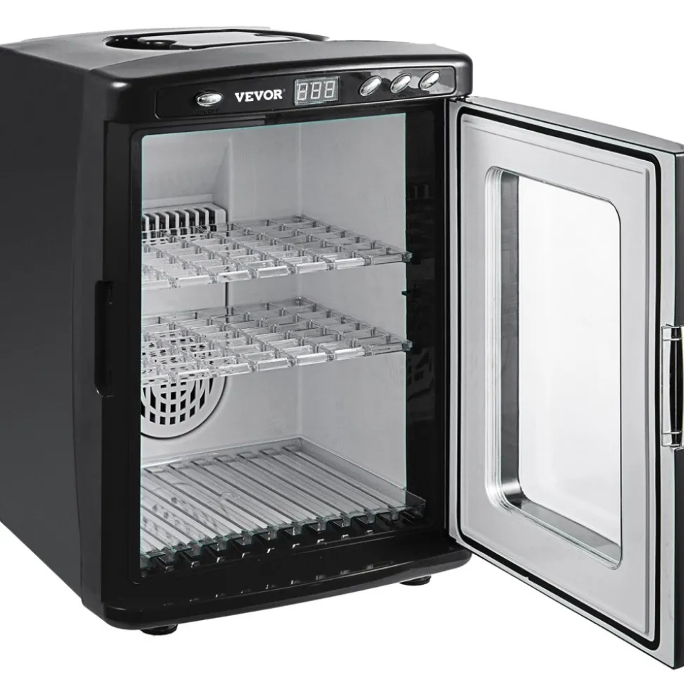 VEVOR Egg Incubator and Hatcher 25L Black Reptile Egg Incubator 5-42°C Scientific Hatcher Heating Bright LED Digital Display For Small Animals