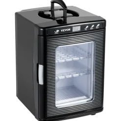 VEVOR Egg Incubator and Hatcher 25L Black Reptile Egg Incubator 5-42°C Scientific Hatcher Heating Bright LED Digital Display For Small Animals
