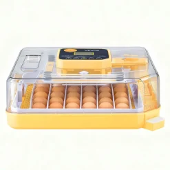 VEVOR 48 Egg Incubator, Automatic Egg Turner with LED Candler, Temperature Display & Auto Humidity Control, 360° View Clear Window, Poultry Eggs Incubator for Hatching Chicks Ducks Goose Quail