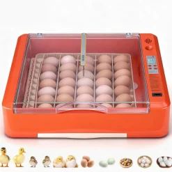 VEVOR 36 Egg Incubator, Automatic Egg Turner with LED Candler & Water Tray, Temperature & Humidity Control, 360° View Clear Window, Poultry Eggs Incubators for Hatching Chicks Ducks Goose Quails