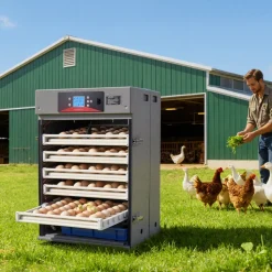 VEVOR 400 Egg Incubator, Poultry Incubator Cabinet with Automatic Eggs Turning, Temperature & Humidity Control, Heating & Cooling Egg Hatcher, Commercial Incubators for Hatching Chicks Ducks Goose
