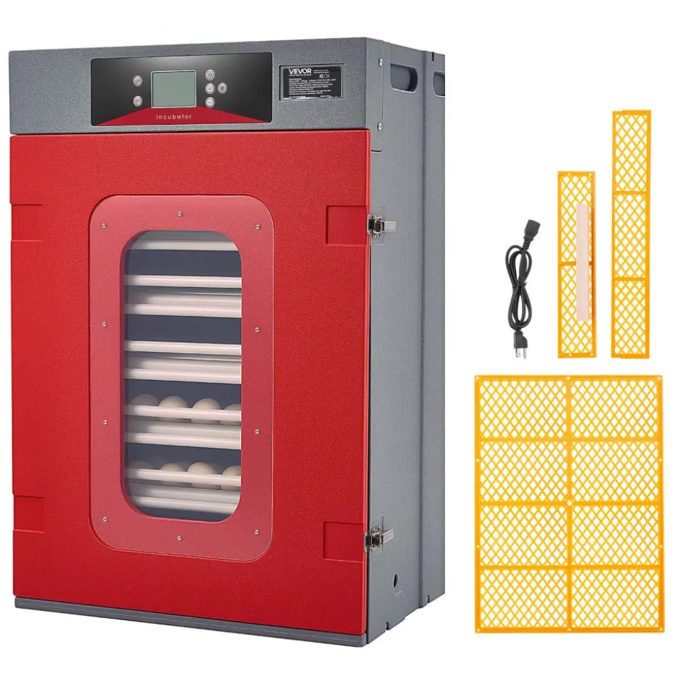 VEVOR 400 Egg Incubator, Poultry Incubator Cabinet with Automatic Eggs Turning, Temperature & Humidity Control, Heating & Cooling Egg Hatcher, Commercial Incubators for Hatching Chicks Ducks Goose