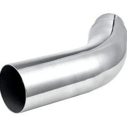 VEVOR Elbow Exhaust Tip, 4 Inch Inlet, 5 Inch Outlet, 23 in Overall Length, Chrome Turn Down Exhaust Tip with Clamp for Truck, Sedan, Sports Car, SUV, Chrome Structure for High Temperature Resistance
