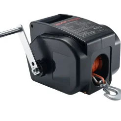 VEVOR Electric Boat Winch, 12V DC 300W, Reversible Electric Trailer Winch for Boats Up to 2000 lbs, Power-in, Power-Out, and Freewheel Operations for Boats with Wired Remote Control & Hand Crank