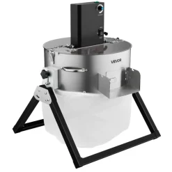 VEVOR Electric Bud Leaf Trimmer, 2-in-1 Manual & Electric, 16 in Bud Trimmer with Sharp Stainless Steel Blades, Bracket Type Wet Dry Hydroponic Cutting Machine with Dry Grate, for Plant Buds Flowers