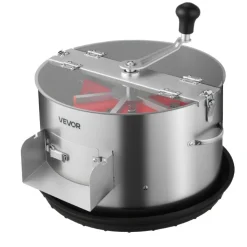 VEVOR Electric Bud Leaf Trimmer, 2-in-1 Manual & Electric, 16 in Bud Trimmer with Stainless Steel Blades, Visual Cutting, Wet & Dry Hydroponic Cutting Machine with Tray, for Plant Buds Flowers