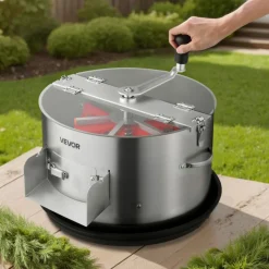VEVOR Electric Bud Leaf Trimmer, 2-in-1 Manual & Electric, 16 in Bud Trimmer with Stainless Steel Blades, Visual Cutting, Wet & Dry Hydroponic Cutting Machine with Tray, for Plant Buds Flowers