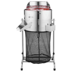 VEVOR Electric Bud Leaf Trimmer, 18 in Tiltable Bud Trimmer with Sharp Stainless Steel Blades, Adjustable Speed, Hydroponic Cutting Machine with Collection Bag Hand Pruner & Scissors, for Leaves Buds