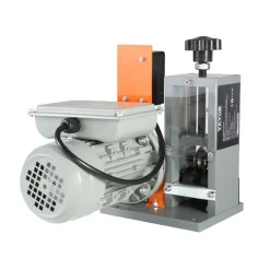 VEVOR Electric Cable Stripping Tool, 0.06''-1.57'' Motorized Wire Stripper, 370 W, 88 ft/min, Includes Manual Crank & 11 Channels, Ideal for Copper Scrap Recycling