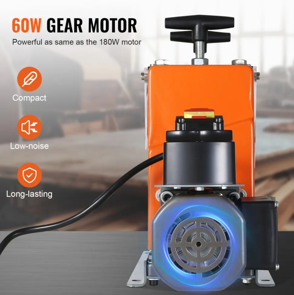 VEVOR Electric Cable Stripping Tool, 0.06''-0.98'' Motorized Wire Stripper, 60W, Features Clear Depth Gauge, Includes 6 Circular & 1 Flat Channels for Efficient Copper Wire Recycling