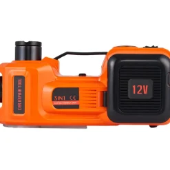 VEVOR Electric Car Jack, 5 Ton/11023 LBS Hydraulic Jack with Electric Impact Wrench, Portable Car Lift with Built-in Inflatable Pump, and LED Light for SUV MPV Sedan Truck Change Tires Garage Repair