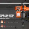 VEVOR Electric Chain Hoist, 2200 lbs Load, 20 ft Lifting Height, 6.9 ft/min Speed, 120V, Single Phase Overhead Crane with Chain, 328 ft Wireless & 15 ft Wired Remote Control for Garage, Shop, and Home