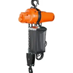 VEVOR Electric Chain Hoist, 2200 lbs Load Capacity, 10 ft Lifting Height, 6.9 ft/min Speed, 120V, Single Phase Overhead Crane with Chain, 10 ft Wired Remote Control for Garage, Shop, Hotel, and Home