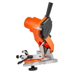 VEVOR Electric Chainsaw Sharpener, 85W Bench Saw Chain Sharpener 5000RPM, Professional Chainsaw Sharpening Tool with 2 Grinding Wheels & LED Light for Woodworking, Logging, Gardening