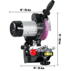 VEVOR Electric Chainsaw Sharpener, 230W Professional Multi-Angle Adjustable Chain Grinder 3000RPM, Electric Chainsaw Blade Sharpener for 1/4" to 2/5" Chains