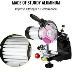 VEVOR Electric Chainsaw Sharpener, 230W Professional Multi-Angle Adjustable Chain Grinder 3000RPM, Electric Chainsaw Blade Sharpener for 1/4