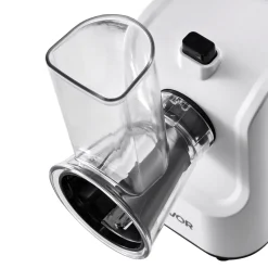 VEVOR Electric Cheese Grater Salad Maker, 200W Salad Shooter, Electric Vegetable Slicer Shredder Chopper for Fruits with 5 Attachments, Stainless Steel Food Cutter for Vegetables, and Cheeses