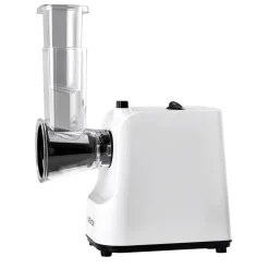 VEVOR Electric Cheese Grater Salad Maker, 200W Salad Shooter, Electric Vegetable Slicer Shredder Chopper for Fruits with 5 Attachments, Stainless Steel Food Cutter for Vegetables, and Cheeses