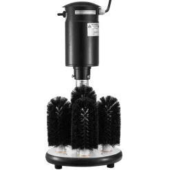 VEVOR Electric Commercial Glass Washer, 5-Brush Bar Glass Cleaner, 1200 Cups/Hour Wine Glass Cleaning Machine, Bar Glass Washer for Champagne Glasses, Beer Cups, Mugs, Perfect for Bars and Cafes