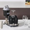 VEVOR Electric Commercial Glass Washer, 5-Brush Bar Glass Cleaner, 1200 Cups/Hour Wine Glass Cleaning Machine, Bar Glass Washer for Champagne Glasses, Beer Cups, Mugs, Perfect for Bars and Cafes