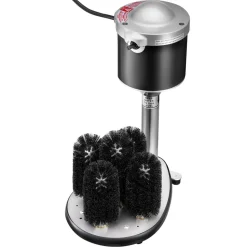VEVOR Electric Commercial Glass Washer, 5-Brush Bar Glass Cleaner, 600 Cups/Hour Wine Glass Cleaning Machine, Bar Glass Washer for Champagne Glasses, Beer Cups, Mugs, Perfect for Bars and Cafes