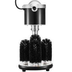 VEVOR Electric Commercial Glass Washer, 5-Brush Bar Glass Cleaner, 600 Cups/Hour Wine Glass Cleaning Machine, Bar Glass Washer for Champagne Glasses, Beer Cups, Mugs, Perfect for Bars and Cafes