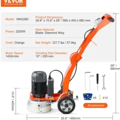 VEVOR Electric Concrete Floor Grinder 10
