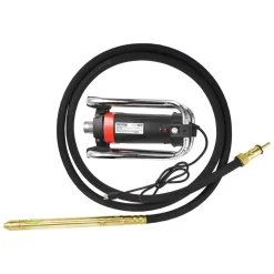VEVOR Electric Concrete Vibrator, 1300W 16000 VPM, 2HP Copper Motor Handheld Concrete Vibrating Tool, Portable Pencil Cement Vibrator with Shaft of 14.75ft / 4.5m, Remove Air Bubble and Level Concrete