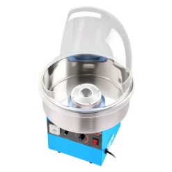 VEVOR Electric Cotton Candy Machine, 1000W Electric Floss Maker With Cover, Commercial Cotton Candy Machine w/Stainless Steel Bowl & Sugar Scoop, Ideal for Home, Carnival, Birthday, Family Party, Blue
