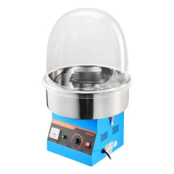 VEVOR Electric Cotton Candy Machine, 1000W Commercial Floss Maker With Cover, Commercial Cotton Candy Machine w/Stainless Steel Bowl & Sugar Scoop, Ideal for Carnival, Birthday, Family Party, Blue