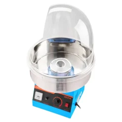 VEVOR Electric Cotton Candy Machine, 1000W Commercial Floss Maker With Cover, Commercial Cotton Candy Machine w/Stainless Steel Bowl & Sugar Scoop, Ideal for Carnival, Birthday, Family Party, Blue