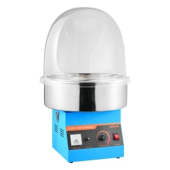 VEVOR Electric Cotton Candy Machine, 1000W Commercial Floss Maker With Cover, Commercial Cotton Candy Machine w/Stainless Steel Bowl & Sugar Scoop, Ideal for Carnival, Birthday, Family Party, Blue