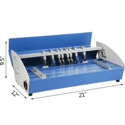 VEVOR Electric Creasing Machine 21 Inch Paper Creasing Scoring Machine 3 in 1 Creasing Machine with Heavy Duty Metal Present Multi-function
