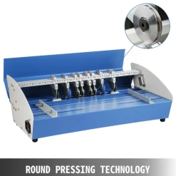 VEVOR Electric Creasing Machine 21 Inch Paper Creasing Scoring Machine 3 in 1 Creasing Machine with Heavy Duty Metal Present Multi-function