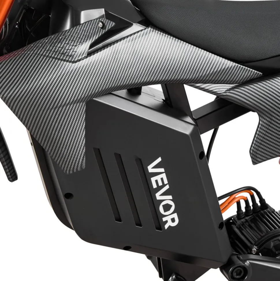 VEVOR Electric Dirt Bike for Teens Adults, 2000W Motor, 31 MPH Speed, 31 Miles Max Range, 48V 22.5Ah Battery, Off-Road Motorcycle with Light, Display, Dual Suspension & Hydraulic Brakes for Age 14+